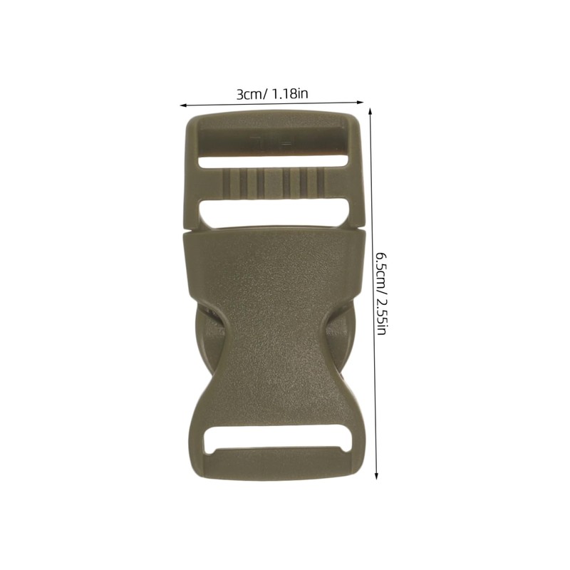 Operitacx Adjustable Backpack Buckles 4pcs Plastic Buckle Clips Quick Slide