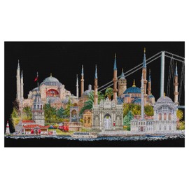 Thea Gouverneur Istanbul On Aida Counted Cross Stitch Kit-31"X19.5" 18 Count