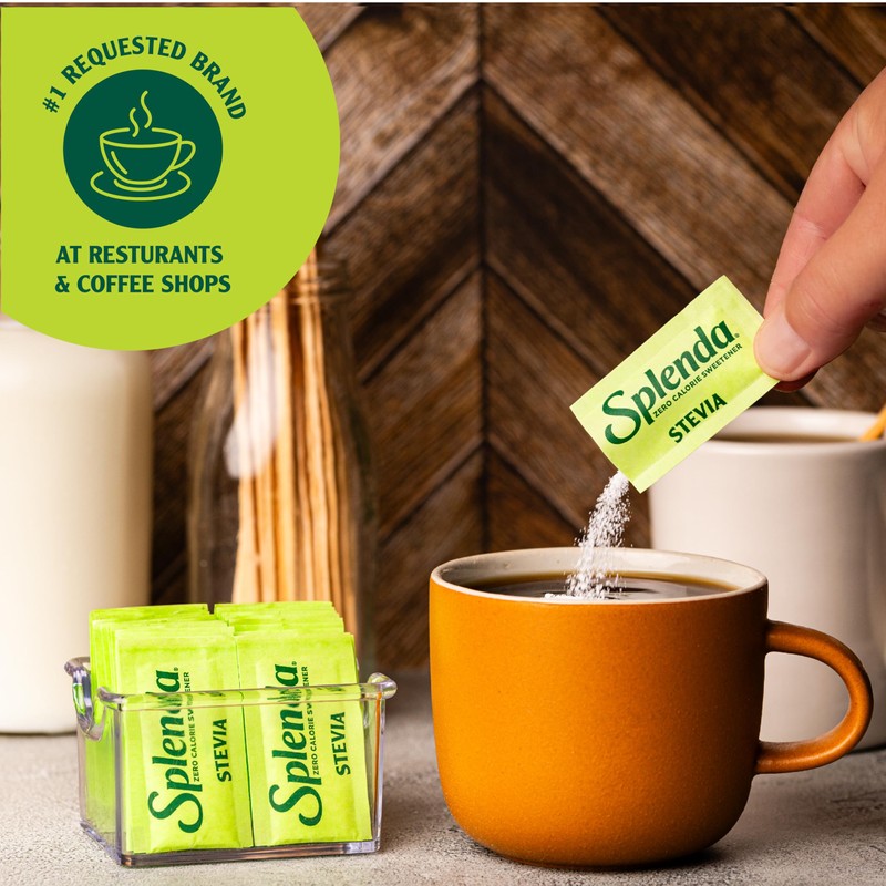 SPLENDA Stevia Zero Calorie Sweetener, Plant Based Sugar Substitute Granulated