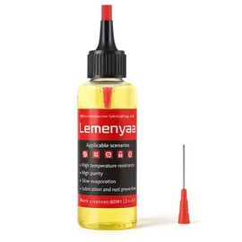 Lemenyaa Door Hinge Lubricant – 2 OZ Silicone Oil with Built-in Nozzle Storage – Non-Spray, No-Drip Formula for Squeaky Hinges, Locks, Garage Doors, Sliding Tracks & More – Odorless & Rust-Resistant