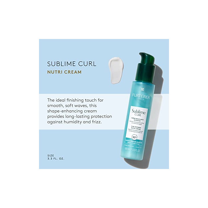 Rene Furterer SUBLIME CURL Curl Nutri-Activating Cream, 3.3 fl. oz.