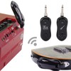 Black Guitar Wireless Transmitter Receiver Kit with Reverberation Type C