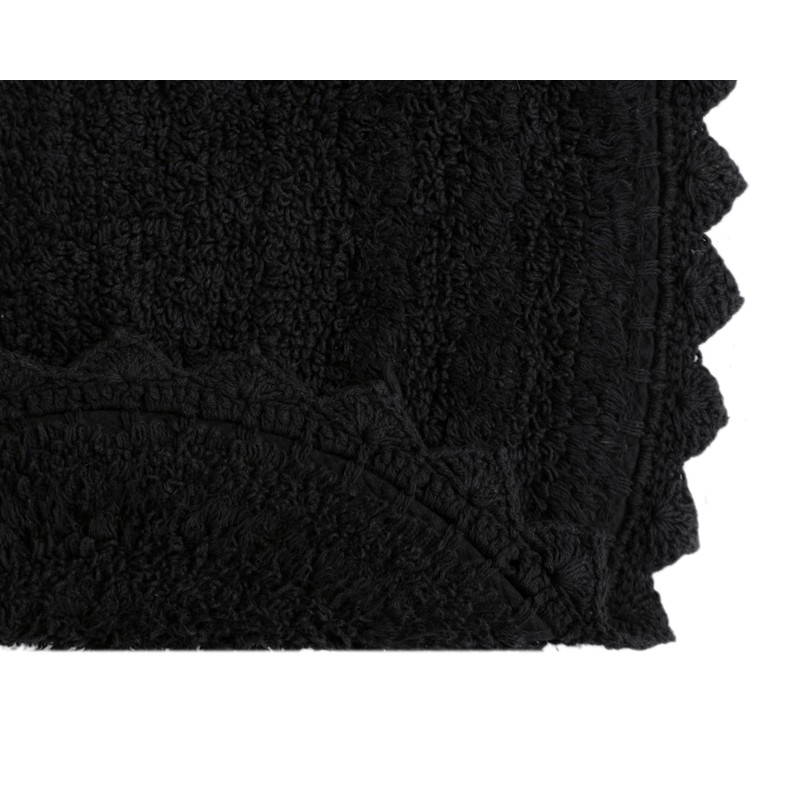 WARISI - Crochet Triangle lace Bathroom rug