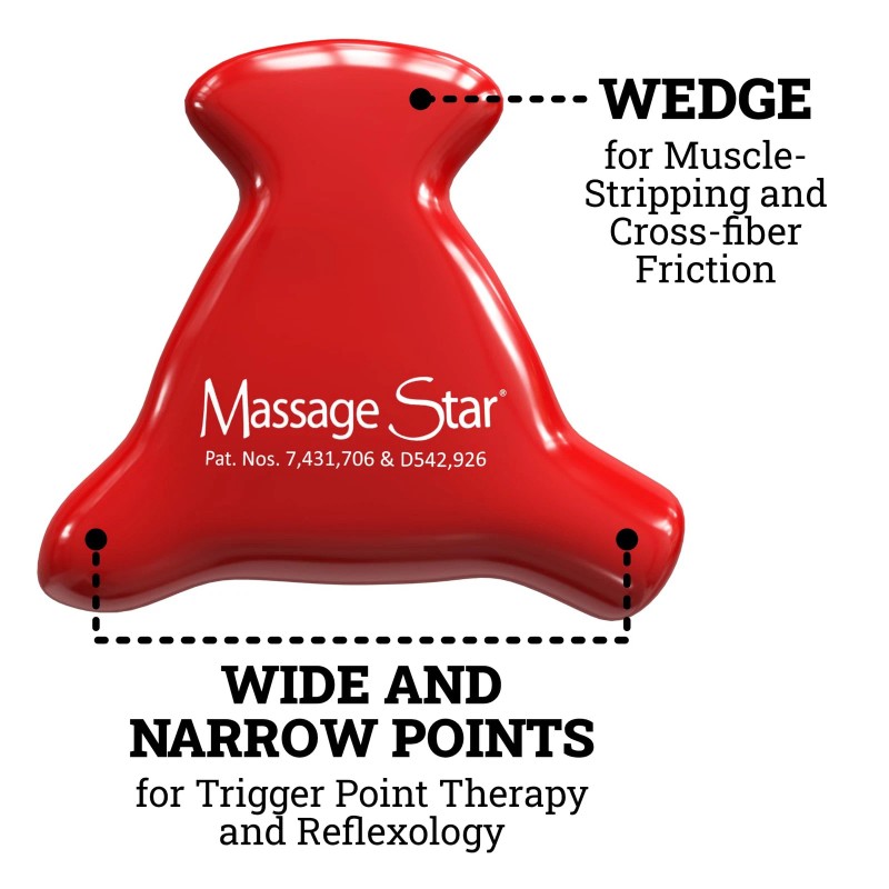 Acuforce Massage Star Multi Massage Tool for Therapists and Home