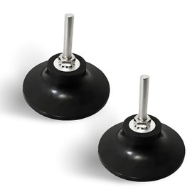 3 Inch Quick Change Disc Pad Holder with 1/4" Shank for Sanding Discs Polishing, Surface Preparation,Die Grinder Accessories,Polishing Round Rotating Tools,2 Pack