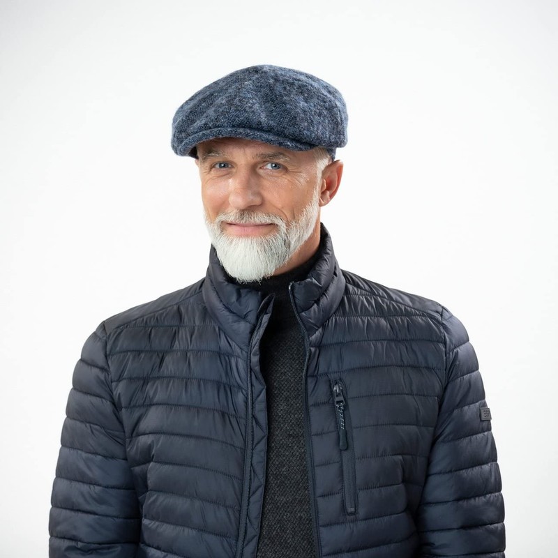 Stetson Hatteras Donegal Gavroche Cap - Black - Medium