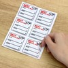 for Oil Change Sticker Static Cling, Clear Stickers 120 Pcs