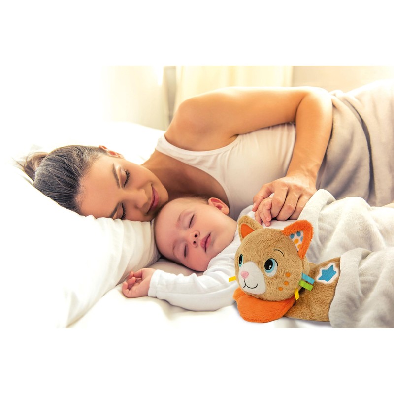 Clementoni 17771 Soft Plush Kitty Calming Bed Time Interactive Cat