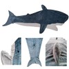 SunBritly Shark Blanket Sleeping Bag Onesie Cosplay Costume for Adults
