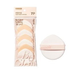 Espoir Air Puff Variation | Flawless Face Makeup Fast and Easily | Makeup Sponge Applicator Air Cushion Powder Puff for Liquid Foundation, Cream, Concealer | Korean Base Makeup Tools (Volume, 7ea)