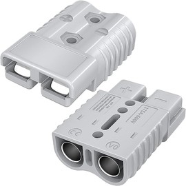 175Amp Battery Quick Connect/Disconnect Connector,12V Wire Harness Plug Connector Kit,1/0 AWG Quick Disconnect Battery Terminal for Car Winch Trailer - 2 Pack