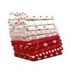 Red Scrap Bag (Approx 2 Yards) by Mixed Designers -