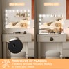 Moonee Vanity Mirror with Lights, Hollywood Lighted Makeup Mirror with
