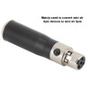 2PCS Mini XLR 3pin Male to Mini XLR 4pin Female