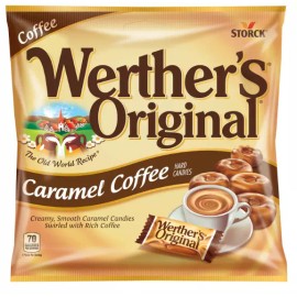 Werther's 100% ORIGINAL Werther's Original Hard Carmel Coffee Candy, 2.65 Oz Bags
