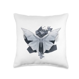 Faltkunst süße Origami Tiere Papierfalten Mädchen Origami Butterfly Japanese Art Women Throw Pillow, 16x16, Multicolor