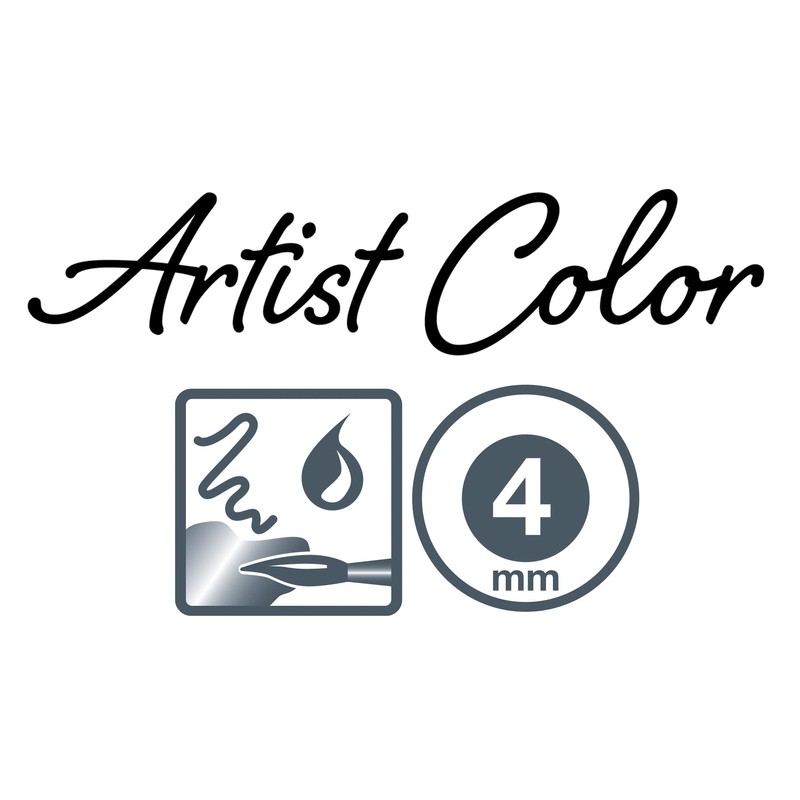 Eberhard Faber 516013 - Aquarellstifte Artist Color, 12 bunte Aquarellfarben