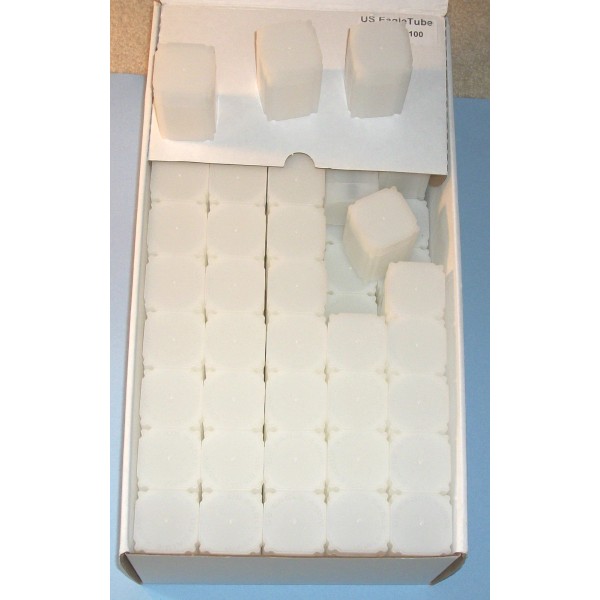 Coin Safe 5 AMERICAN SILVER EAGLE SQUARE Coin Tubes CoinSafe