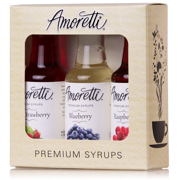 Amoretti Premium Syrups Berry 3 Pack (50ml)