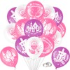 DPKOW 28pcs Pink Mi Primera Comunión Globos Decoración para Chica