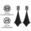 2x black double sided spandex stretch speaker stands scrims, tripod
