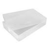 5 x A4 Clear Plastic Craft Boxes With Lid Ideal for Storage
