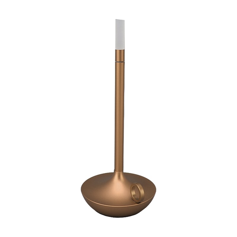 Cordless Table Lamp Innovative Candle Shape 3 Levels Brightness Dimmable