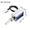 uxcell DC 12V 3mm/35g 4mm Push Pull Type Mini Solenoid