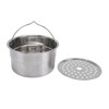 Steaming Pot for Thermomix TM5 TM6, Stainless Steel Steaming Basket,