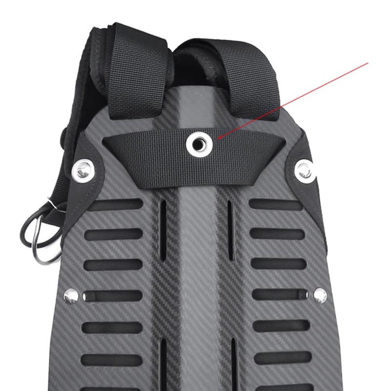 Verklsfuly 3.5M Scuba Diving Backplate Webbing Scuba Diving Wing BCD
