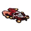 Joker Face With Red Jester Hat Patch, Small Size