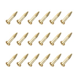 QUARKZMAN 1.2 x 6 mm Tiny Nails x 200 Pieces Handmade Hardware Fixings Mini Nails DIY Decorative Wooden Boxes Black