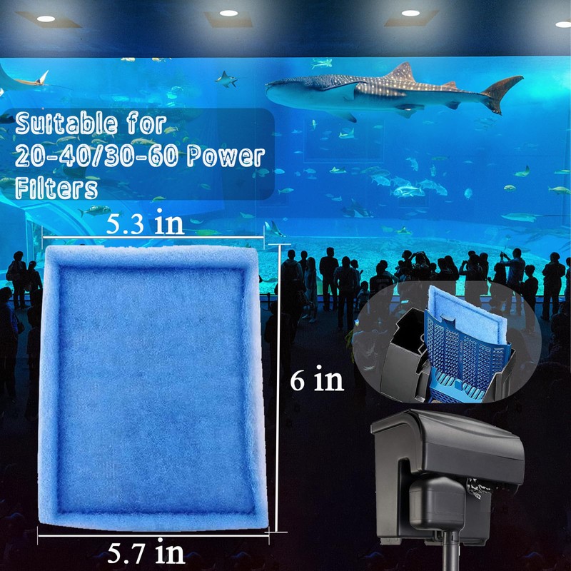 Nlcoek Aquarium Filters for Aqua-Tech 20-40/30-60 Gallon Power Filters for