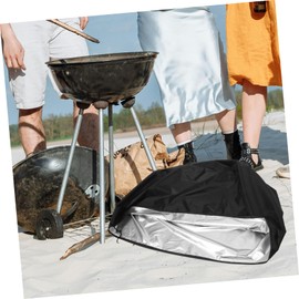 Totority Weather Resistant BBQ Grill Cover Lightweight Oxford UV Resistant Easy to Install for Outdoor BBQ Camping Durable Protection for Grills Furniture