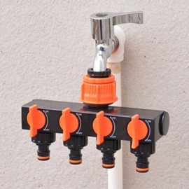 Home agricultural water distributor water pressure regulator car wash multi-4 port 4 port water dispenser 2ea