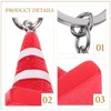 GALPADA Creative Traffic Cone Key Ring Chain Construction Party Favors