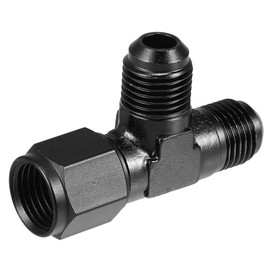 X AUTOHAUX AN6 Connector T Piece AN6 Female Thread Swivel to Barrel Adapter