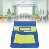 Chairback Pocket with Clear Label Slot Strong Stitching 600D Oxford