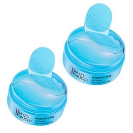 120 Parches Ojos Acido Hialuronico, Mascarilla Para Ojeras Y Bolsas de Ojos, Contorno De Ojos, Hidrogel Anti Arrugas, Lineas De Expresion, Hinchazon, Parches Para Contorno Ojos Humectante, Optigel, Eye Patches, 80G
