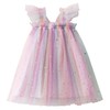 HNXDYY Baby Girl Casual Tutu Dress Flower Tulle Fairy Shinny