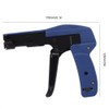 Cable Tie Gun, Blue Chrome Vanadium Alloy Steel Nylon Cable