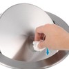 Generic Trash Can Lid: Embedded Countertop Built-in Trash Chute Round