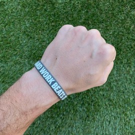 HARD WORK BEATS TALENT Wristband - Size: XL - 9"