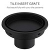 Orhemus 4 Inch Round Design Tile-in Shower Drain with Adjustable