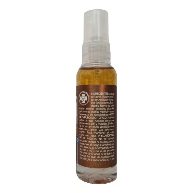 Bio tica de la Sierra Aceite Para Masaje Heliopsis Mentol