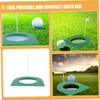 WOONEKY Refine Your Game 3pcs Golf Putting Cup Flag Set