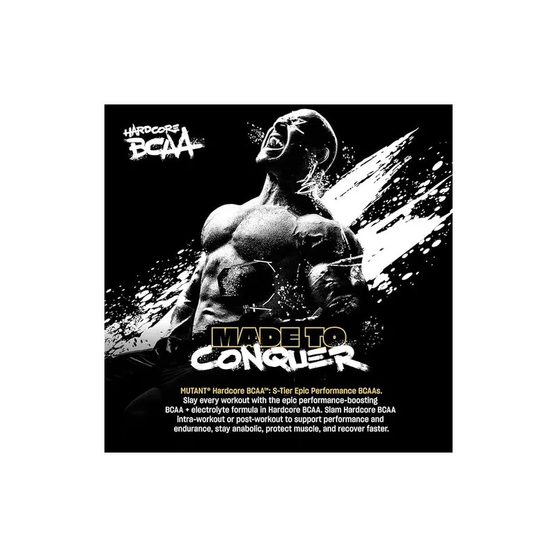 Bcaa Hardcore Mutant Aminoacidos Suplemento 30 Servicios Sabor Blue Razzberry