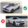 JDMON Front Bumper Lip Splitter Protector Compatible with Dodge Challenger