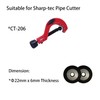 Sharp-tec Replacement Blade for Pipe Cutter - High-Quality Steel Blade