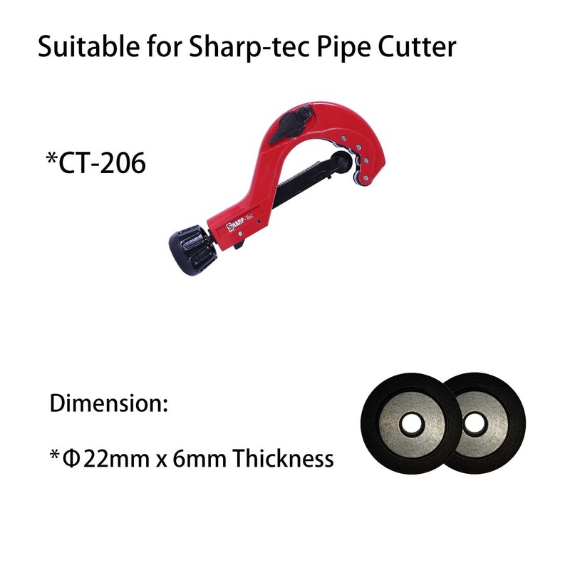Sharp-tec Replacement Blade for Pipe Cutter - High-Quality Steel Blade